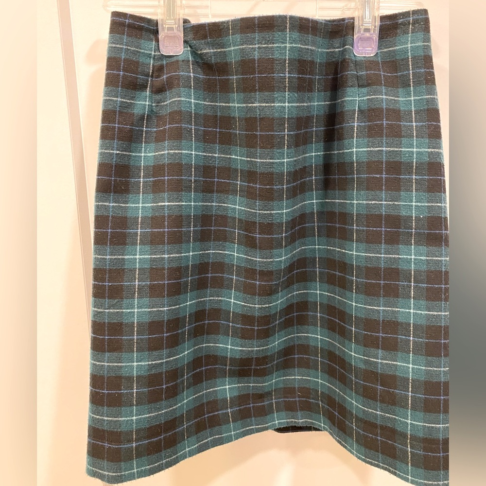 Plaid mini skirt